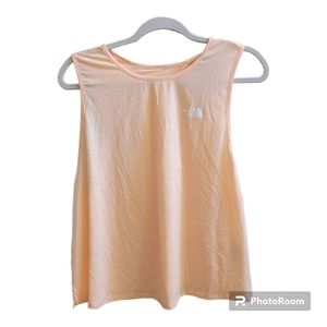 The North Face Womens Wander Crossback Cropped Tank Top Apricot Ice 1X NWT